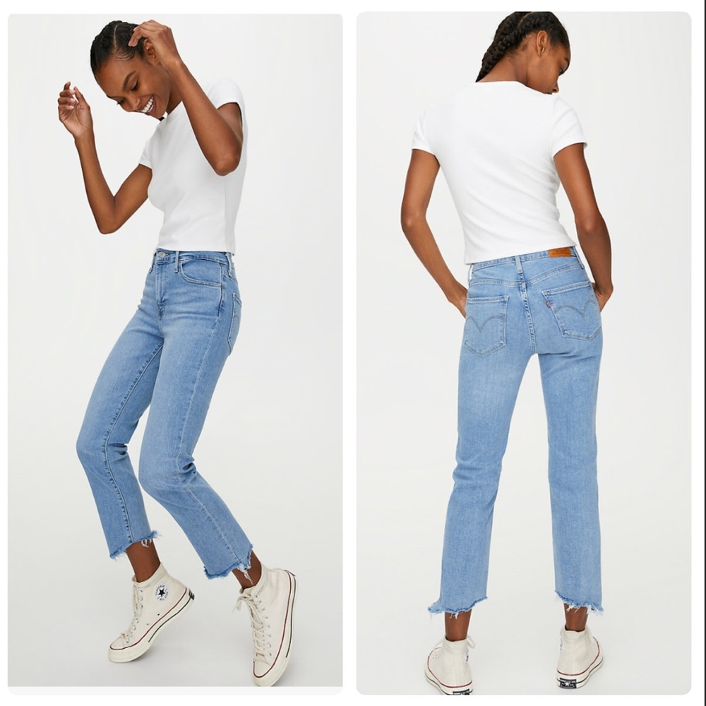 Levi’s 724 High Rise Straight Crop